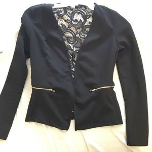 Throw-on blazer/sweater